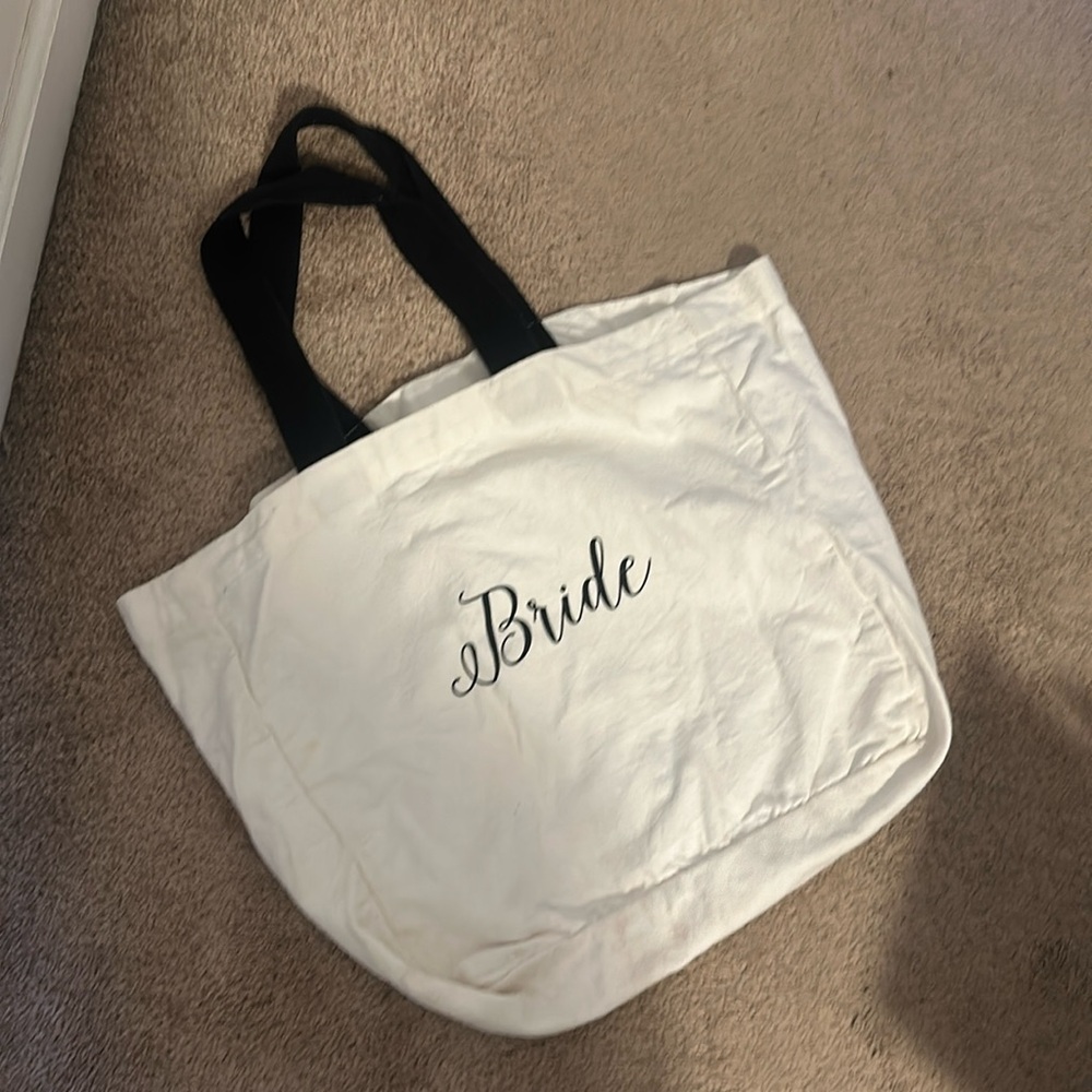 Bride tote bag